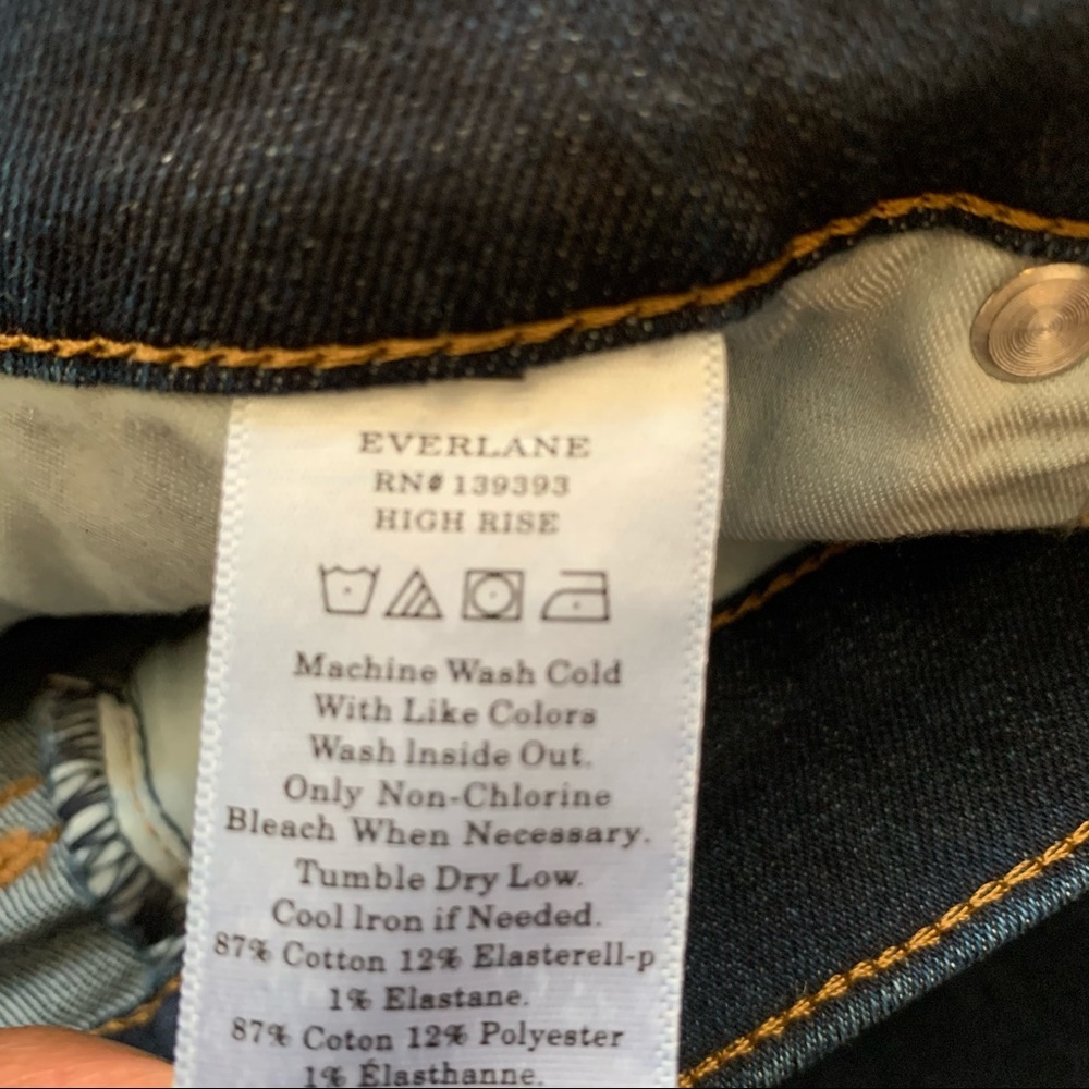 Everlane high rise ankle jeans size 27 - Picture 5 of 13